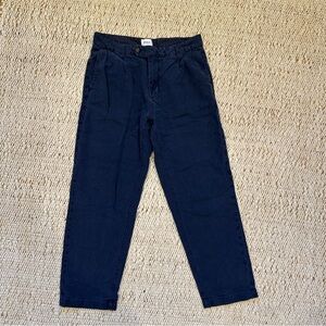 RVCA Dark Blue cotton hemp Trousers